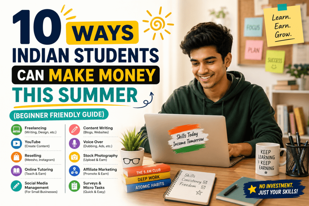 10 ways Indian students can make money